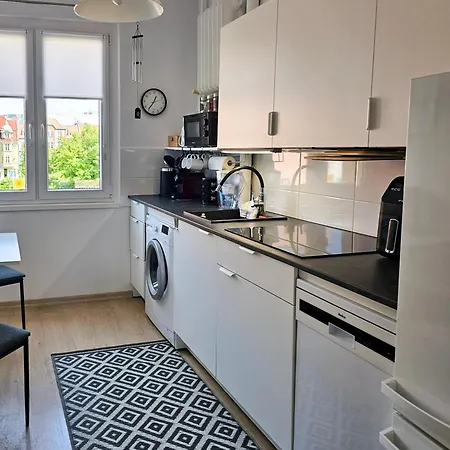 아파트 Visit Baltic - Rybaki Z Sypialnia I Balkonem 슈비노우이스쳬